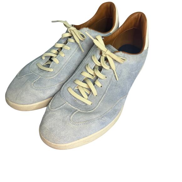 Cole Haan GrandPro Men's size 12M Light Blue Suede Lace Up Casual Shoe Sneaker - Picture 1 of 9
